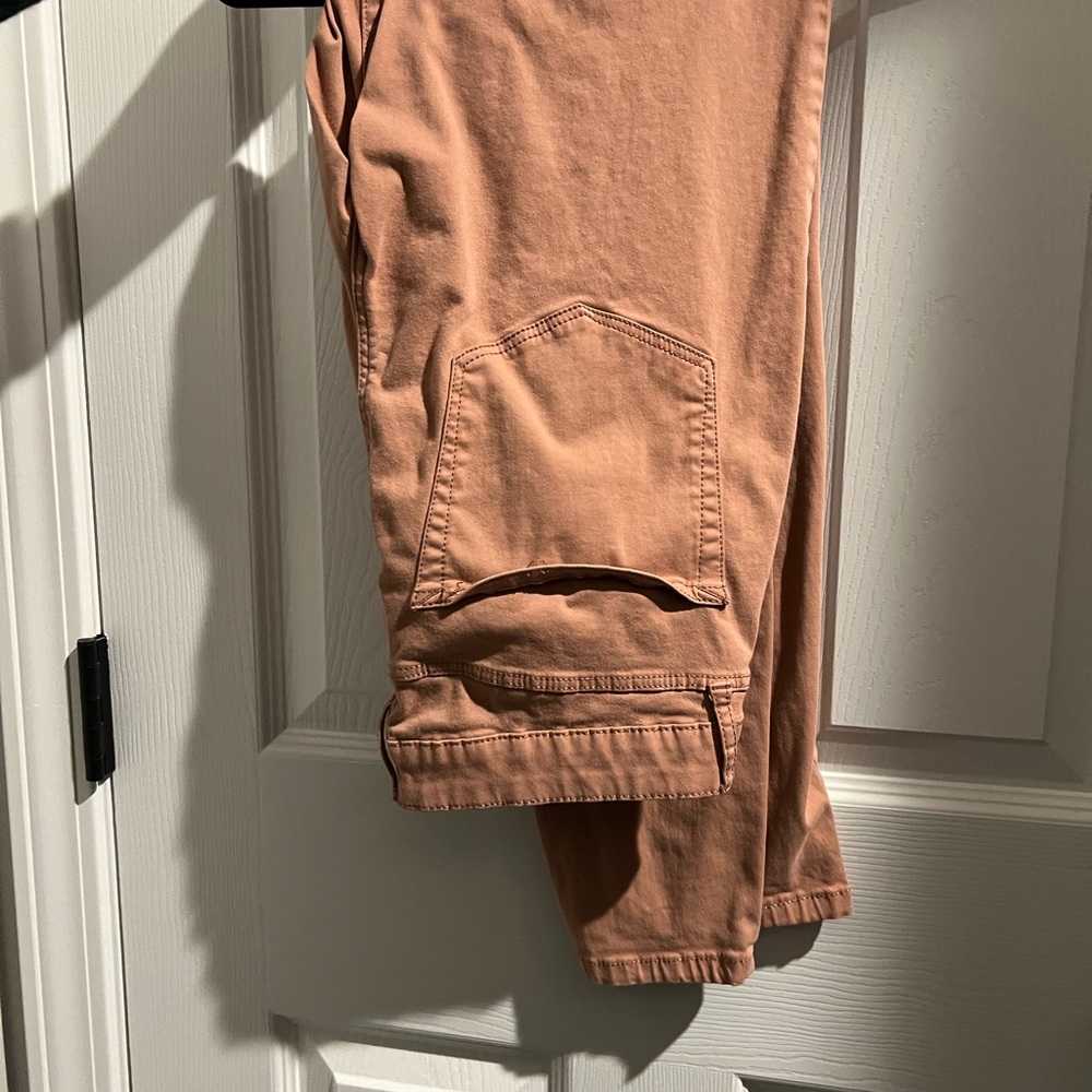 Pink jegging pants